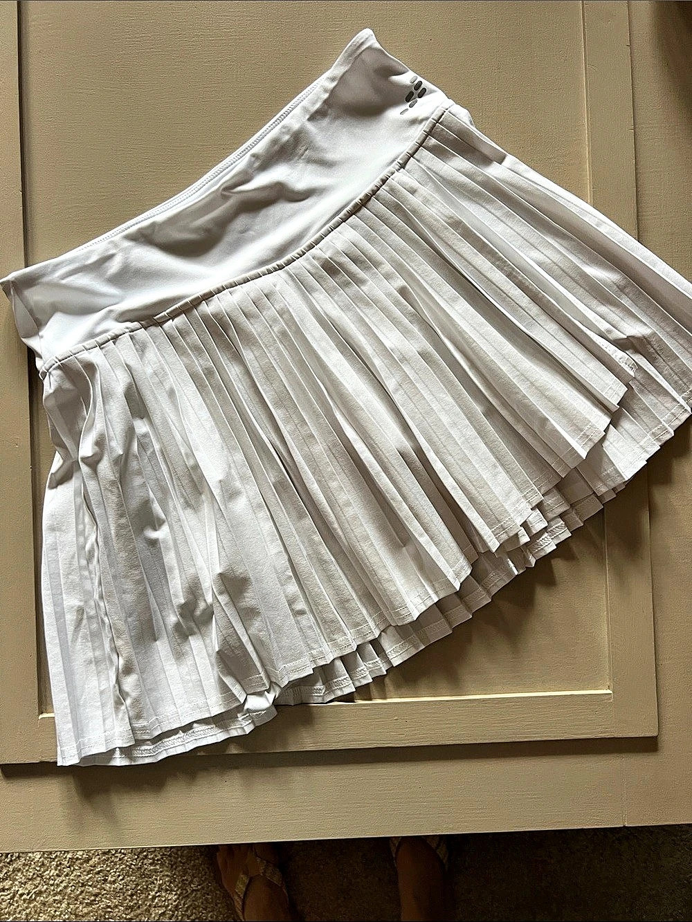 BCG Club Sports Pleated Tennis Skort White Medium